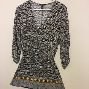 Mini short jumpsuit